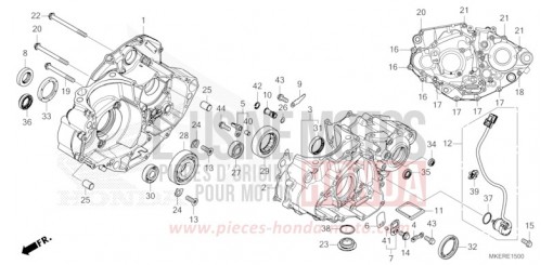 CARTER MOTEUR CRF450RR de 2024
